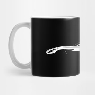 Aston Martin DB11 Silhouette Mug